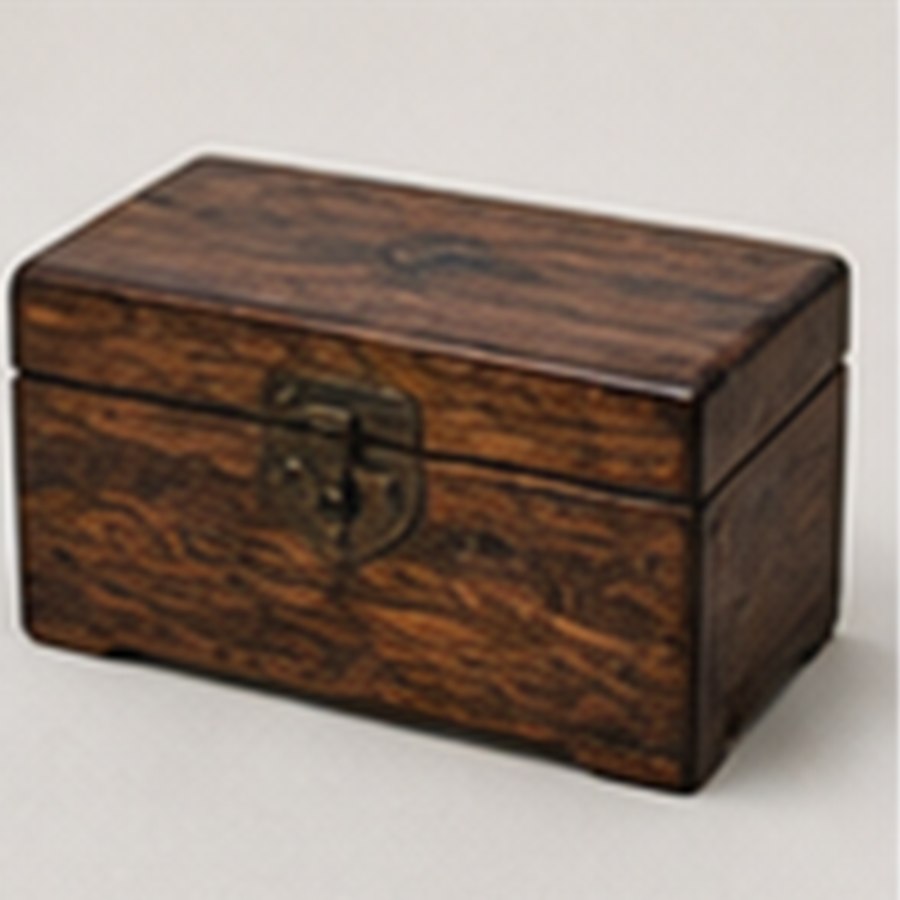 旧藏老木柜摆件 · 老味十足