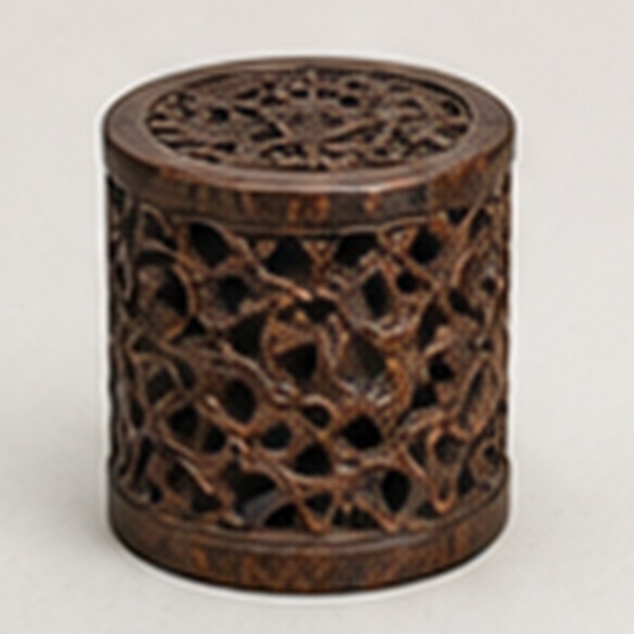 精品红木首饰盒 · 纹饰清晰